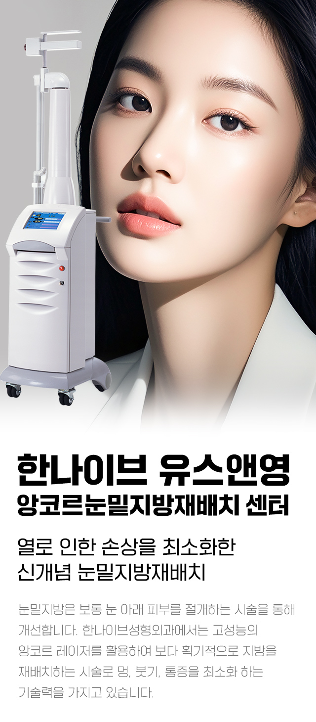 한나이브,앙코르눈밑지방재배치