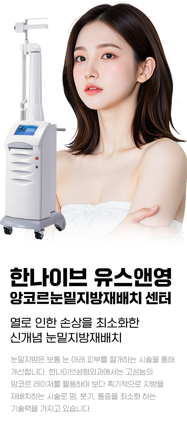 한나이브,앙코르눈밑지방재배치